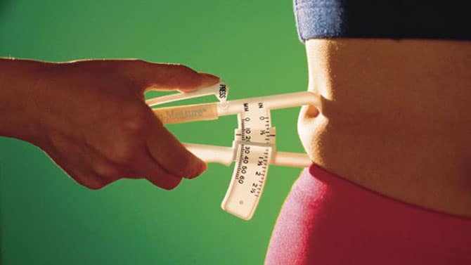 Измерение толщины жировой прослойки