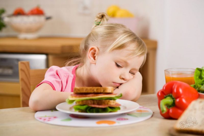 отсутствие аппетита у ребенка