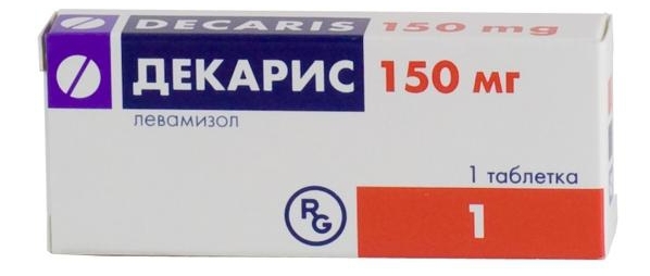 1 таблетка Декарис