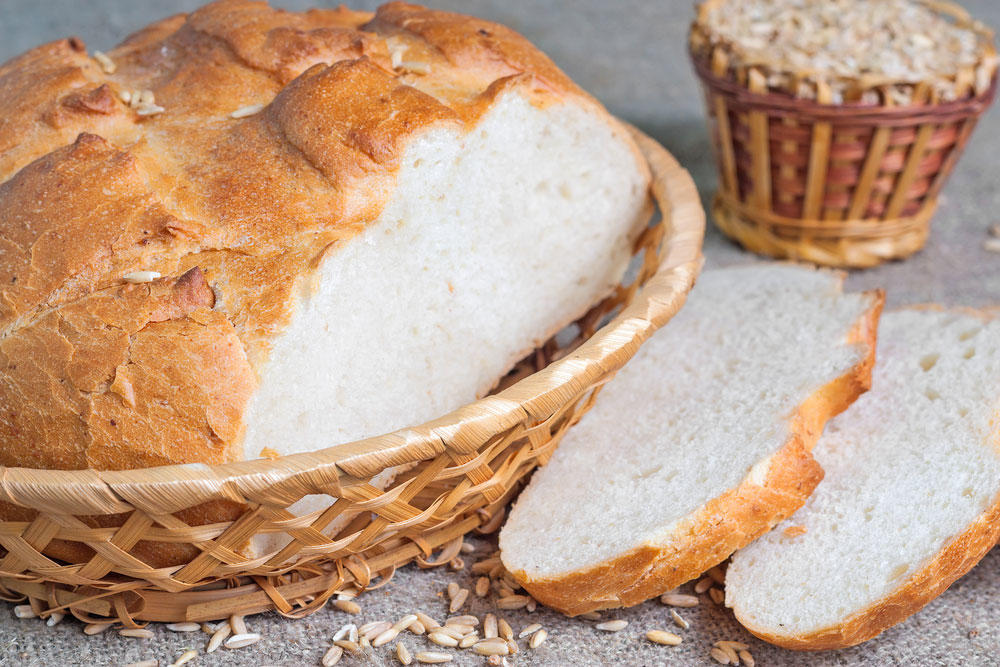 Калорийность белого хлеба