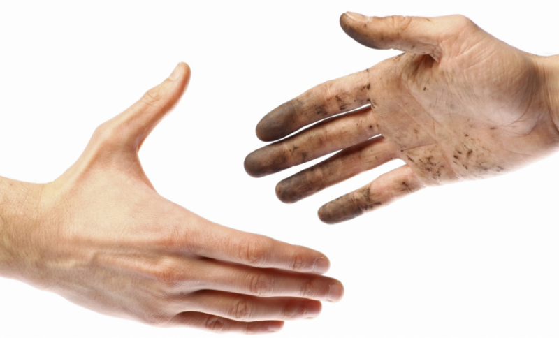 грязные руки