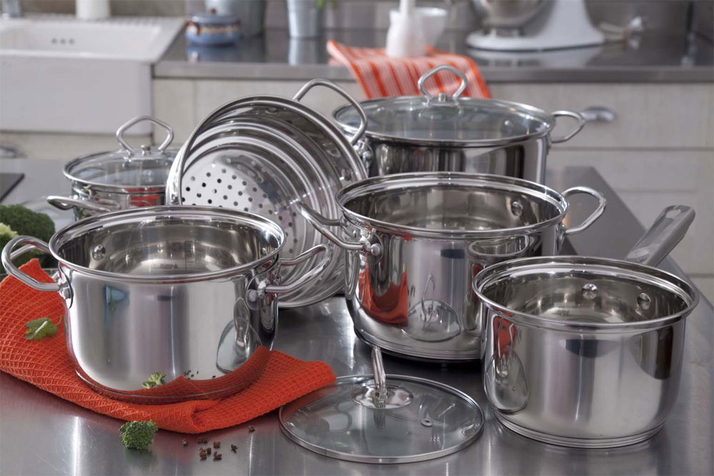 Как выбрать набор посуды из нержавеющей стали?